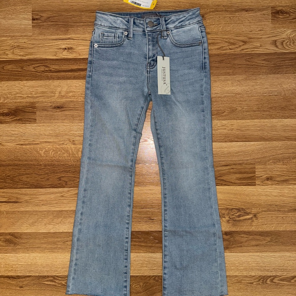 Just USA Girls Light Blue Straight-Leg Jeans
